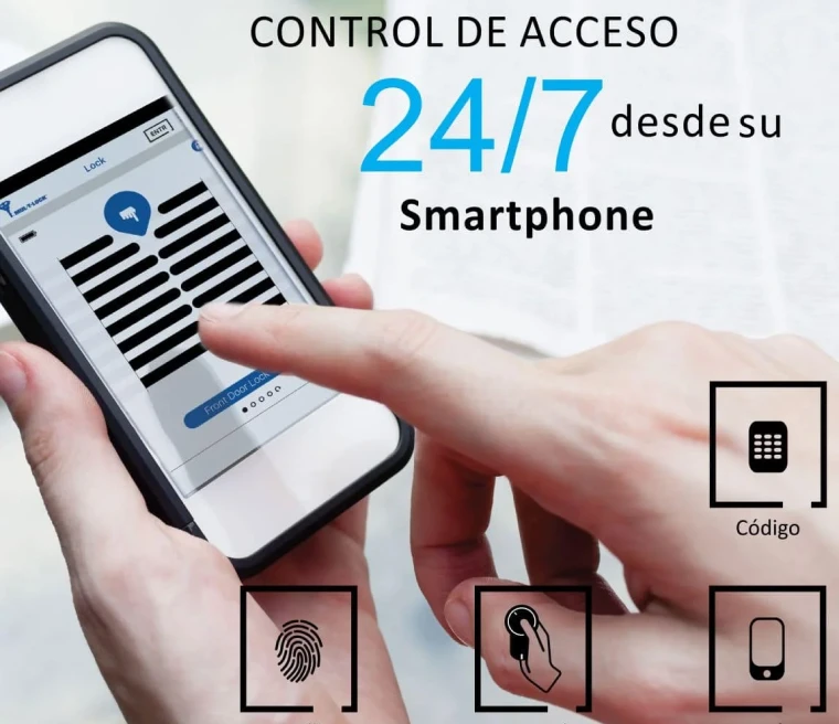 apertura con Smartphone Celular